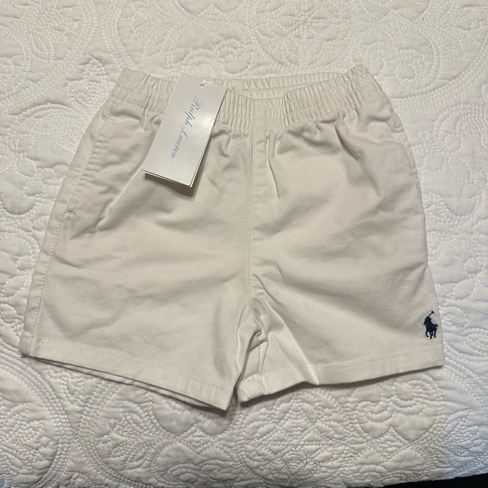 Ralph Lauren Kids White Shorts